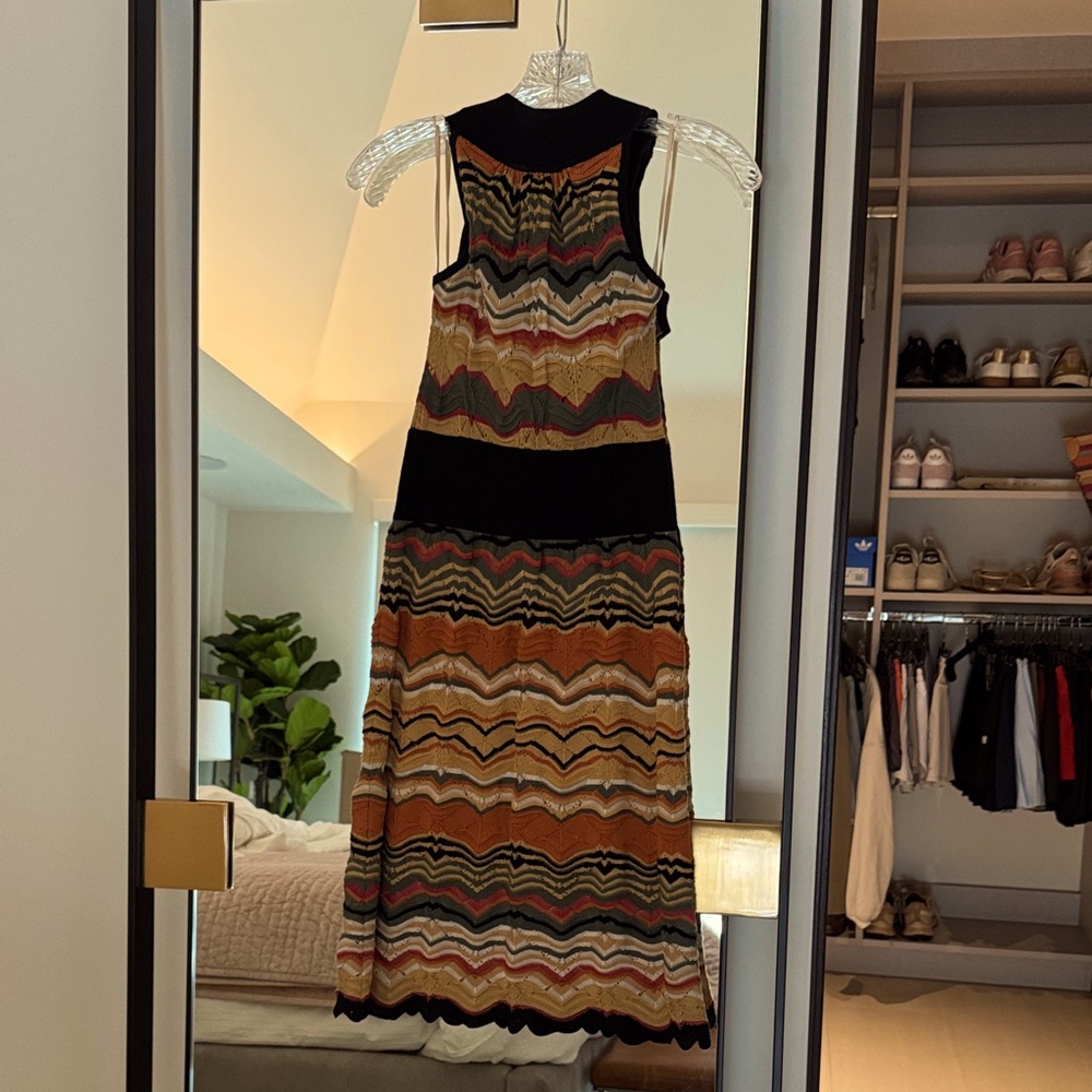 Missoni Multicolor Sleeveless Knit Dress